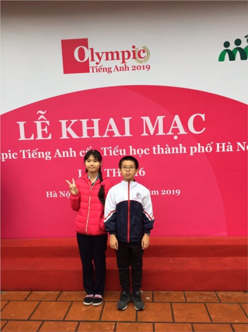 Học sinh Trường Tiểu học Đô Thị Việt Hưng tham gia hội thi Olympic Tiếng Anh cấp thành phố lần thứ 16